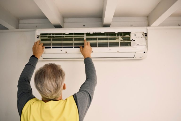 ductless AC installation